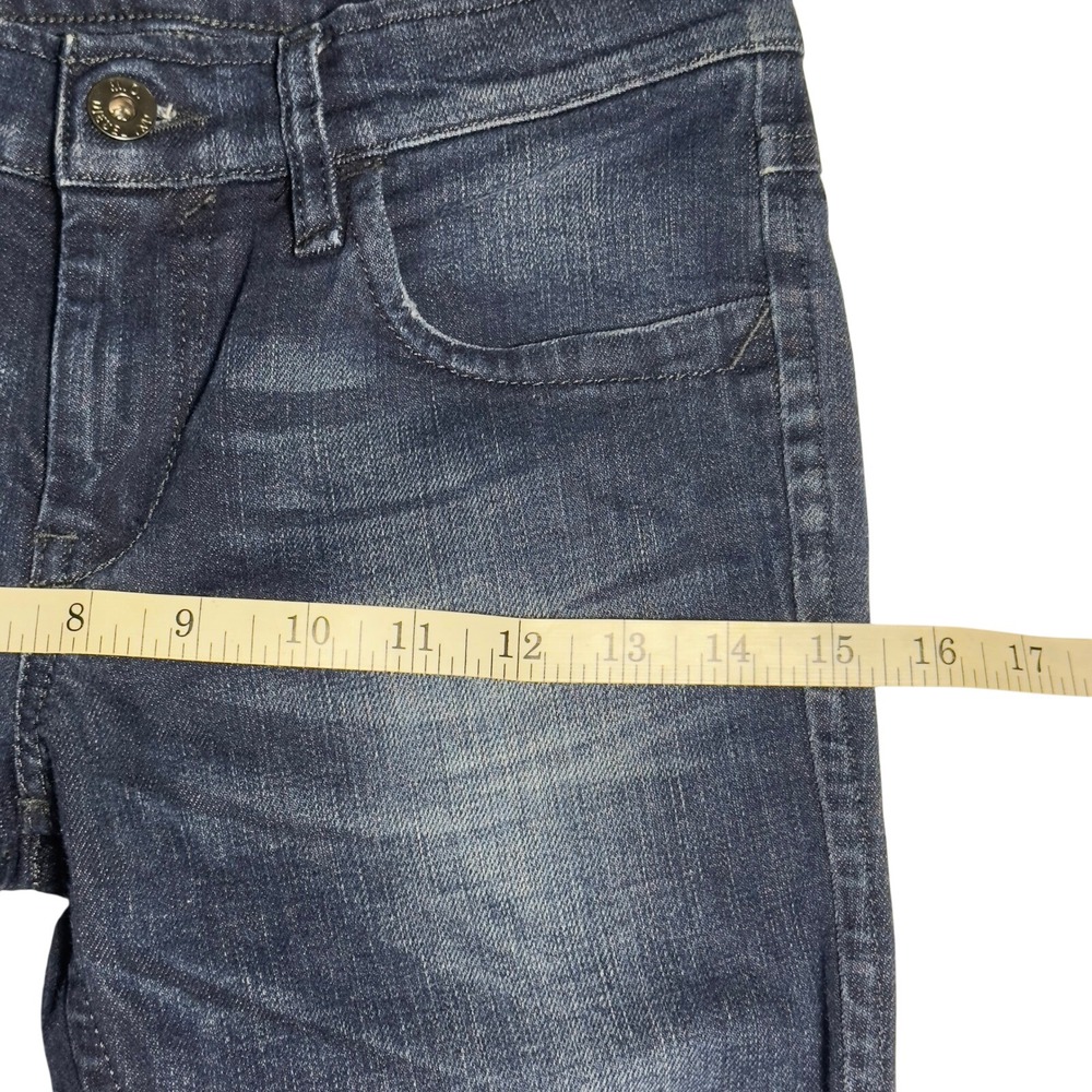 Diesel Zivy Womens Size 24 Low‎ Rise Ankle Zip Stretch Skinny Jeans Dark Wash - Picture 7 of 9